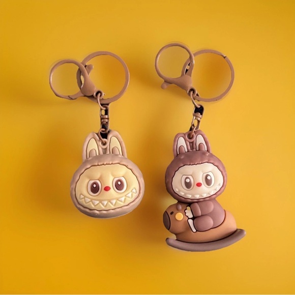 Cute Labubu Keychains Set of 2 - Picture 2 of 5